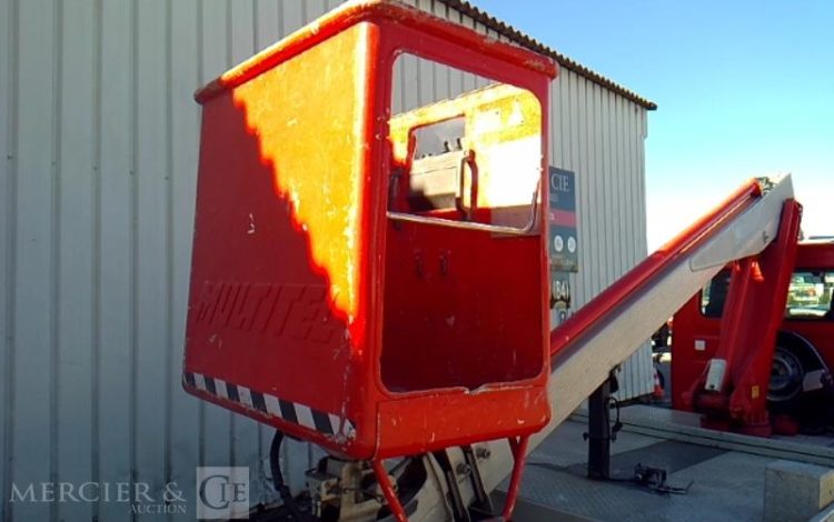 MULTI 35S NACELLE SUR VL 16M – MULTITEL 160 ALU – 4792H – AN2014 ROUGE DJ-722-SN