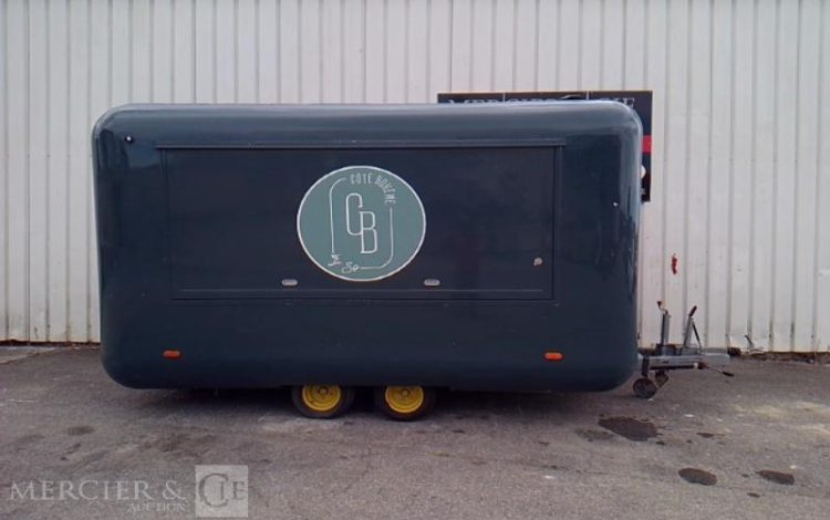 TA-NO REMORQUE FOOD TRUCK –  2 ESSIEUX  – PTAC 1T4  DN-504-YB