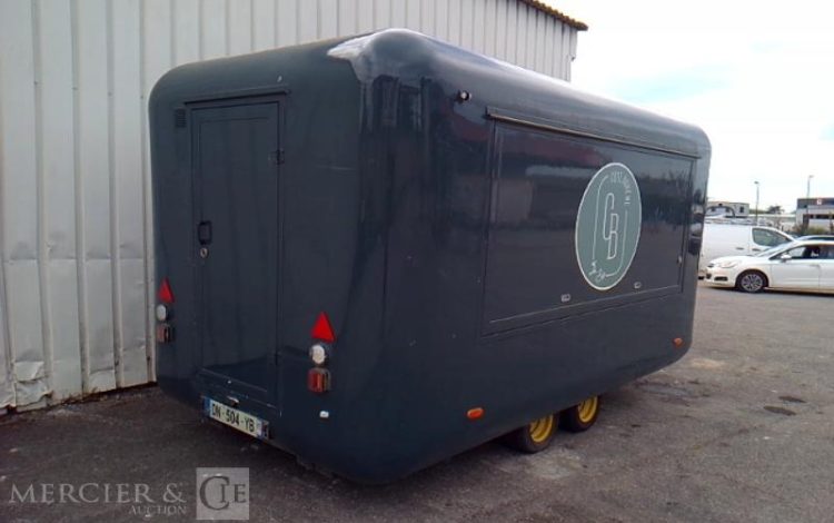 TA-NO REMORQUE FOOD TRUCK –  2 ESSIEUX  – PTAC 1T4  DN-504-YB
