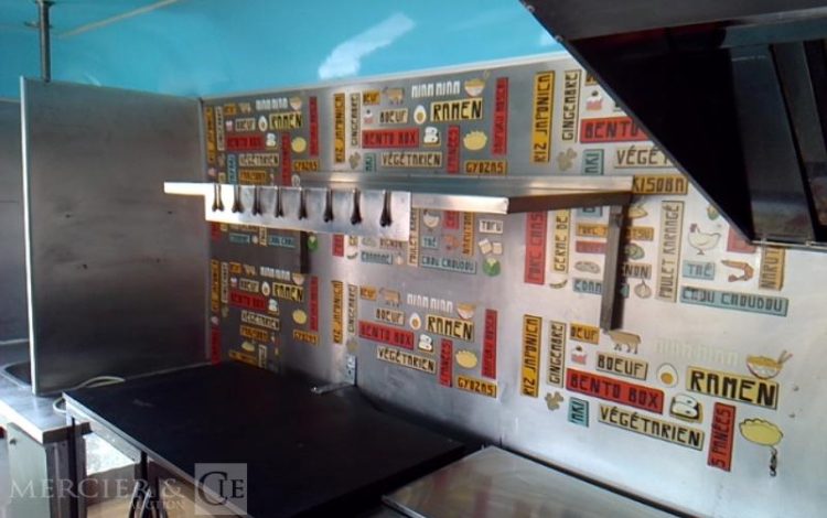 TA-NO REMORQUE FOOD TRUCK –  2 ESSIEUX  – PTAC 1T4  DN-504-YB