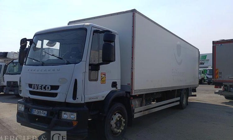 IVECO EUROCARGO E6190 EL AVEC HAYON DHOLLANDIA – DIESEL – 356643 KMS – ANNEE 2015 BLANC DT-089-FH