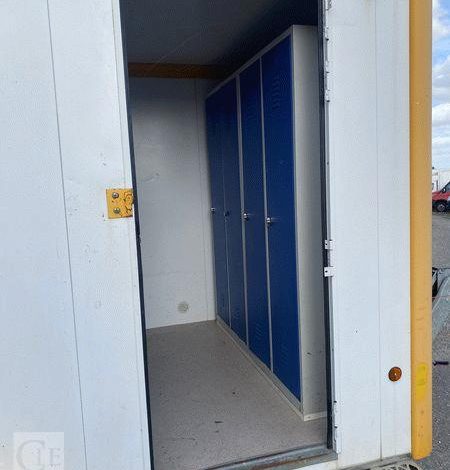 CNSE ABRIS DE CHANTIER TRACTABLE – 9M2 ISOLE VESTIAIRE / REFECTOITE AVEC WC CHIMIQUE  DY-036-DT