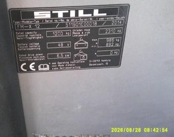 STILL CHARIOT ELEVATEUR FM-X 12 – CAP 1T2 – AN 2014  E00018