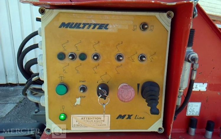 MULTITEL 35-110 NACELLE SUR VL 17M – MX 170 – 3856H – 79250KM – AN2016 ROUGE EC-842-KC