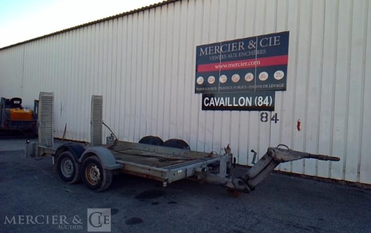 ECIM REMORQUE PORTE-ENGIN CU 2T8  EE-799-CB