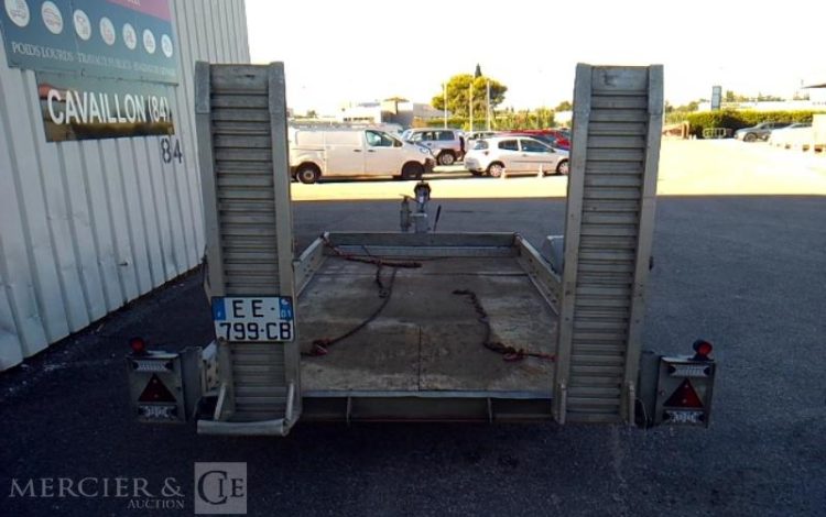 ECIM REMORQUE PORTE-ENGIN CU 2T8  EE-799-CB