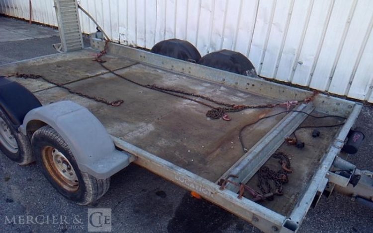 ECIM REMORQUE PORTE-ENGIN CU 2T8  EE-799-CB