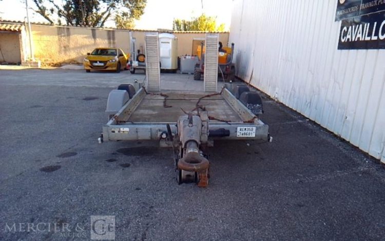 ECIM REMORQUE PORTE-ENGIN CU 2T8  EE-799-CB
