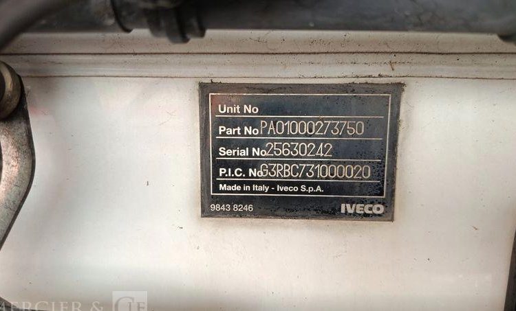 IVECO EUROCARGO 160-210 AVEC GROUPE FROID EN DESIGNATION – DIESEL – 174452 KMS BLANC EG-058-RG