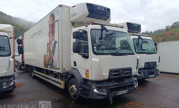 RENAULT PORTEUR D14 AVEC GROUPE FROID CARRIER – PTAC : 14 T – DIESEL BLANC EH-605-HV