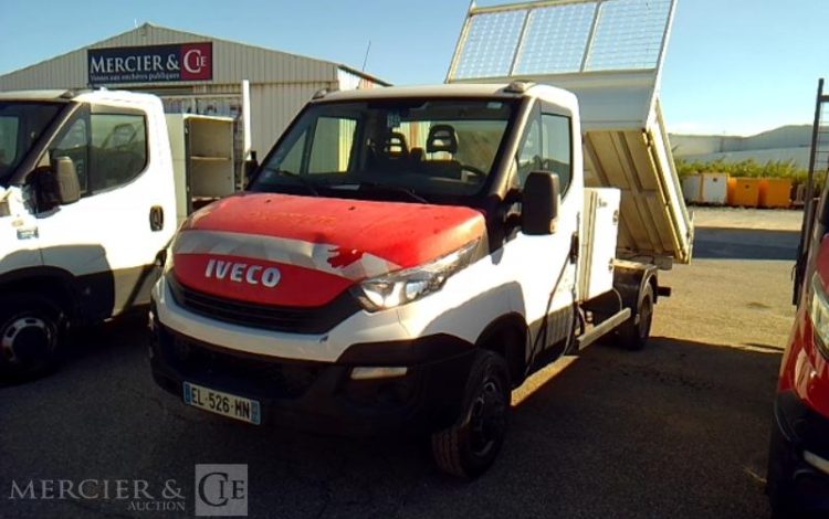 IVECO 35C12 BENNE SIMPLE CABINE COFFRE – NON ROULANT  EL-526-MN