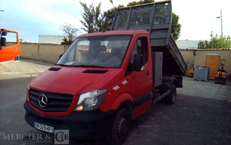 MERCEDES 514 BENNE SIMPLE CABINE COFFRE  EM-349-HP