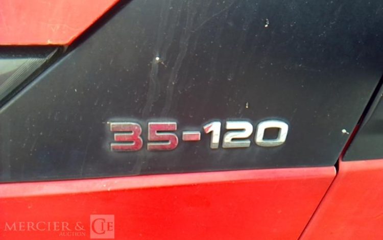 IVECO 35-120 BENNE SIMPLE CABINE COFFRE ROUGE EQ-622-HV