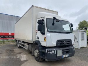 RENAULT D26 WIDE P6X2 320ch E6 FOURGON 26T HAYON BLANC ES-145-EJ