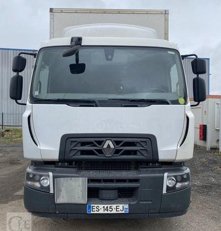 RENAULT D26 WIDE P6X2 320ch E6 FOURGON 26T HAYON BLANC ES-145-EJ