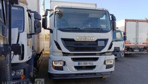 IVECO STRALIS 330E6 – ISOTHERME – EN DESIGNATION – PTAC : 19 TONNES – GAZ – 280880 KMS BLANC ES-900-YG