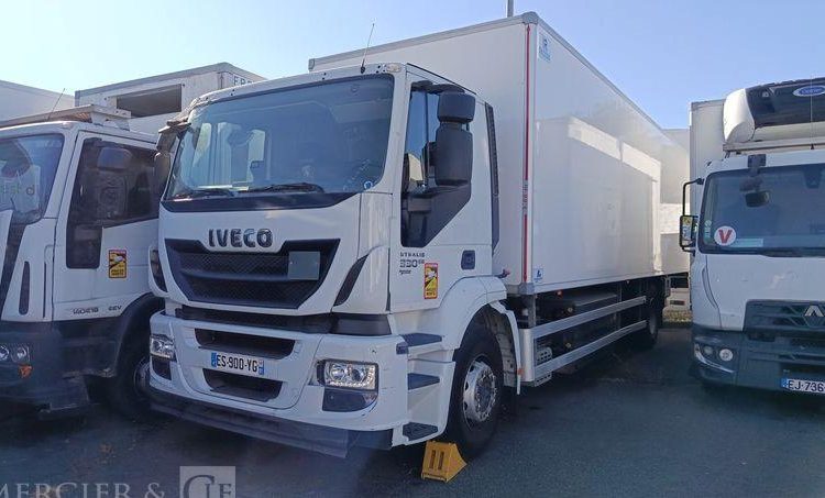 IVECO STRALIS 330E6 – ISOTHERME – EN DESIGNATION – PTAC : 19 TONNES – GAZ – 280880 KMS BLANC ES-900-YG
