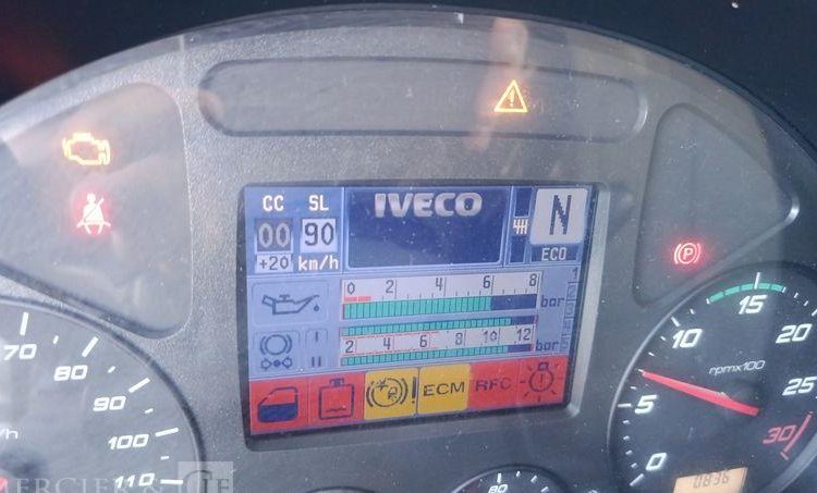 IVECO STRALIS 330E6 – ISOTHERME – EN DESIGNATION – PTAC : 19 TONNES – GAZ – 280880 KMS BLANC ES-900-YG