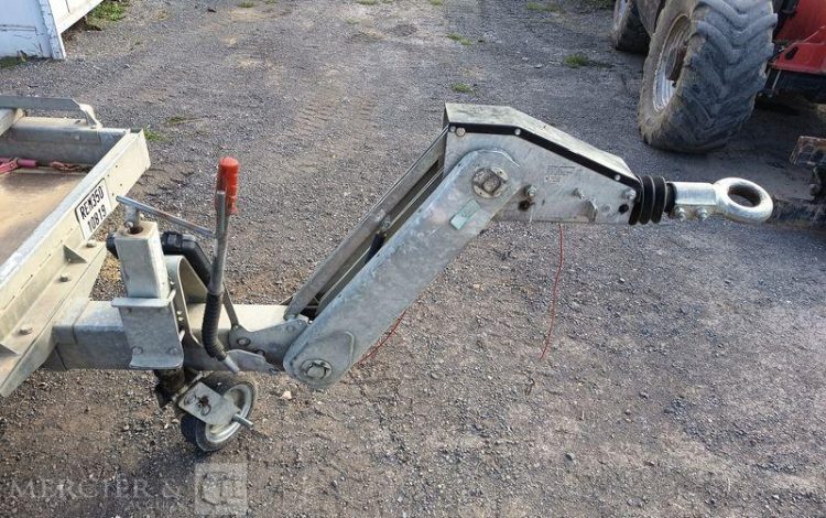 HUBIERE REMORQUE PORTE ENGIN 2 ESSIEUX – PTAC : 3,5 TONNES – ANNEE 2018  ET-424-ZB