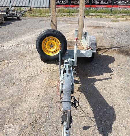 HUBIERE REMORQUE PORTE ROULEAU 1 ESSIEU – PTAC : 1,3 TONNE  ET-474-GS