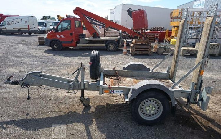 HUBIERE REMORQUE PORTE ROULEAU 1 ESSIEU – PTAC : 1,3 TONNE  ET-474-GS