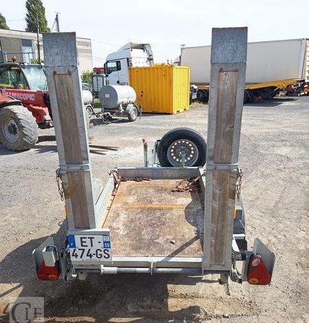 HUBIERE REMORQUE PORTE ROULEAU 1 ESSIEU – PTAC : 1,3 TONNE  ET-474-GS