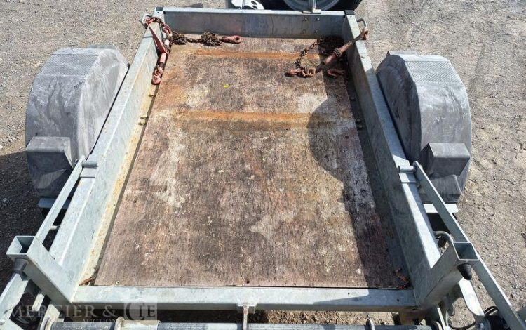 HUBIERE REMORQUE PORTE ROULEAU 1 ESSIEU – PTAC : 1,3 TONNE  ET-474-GS
