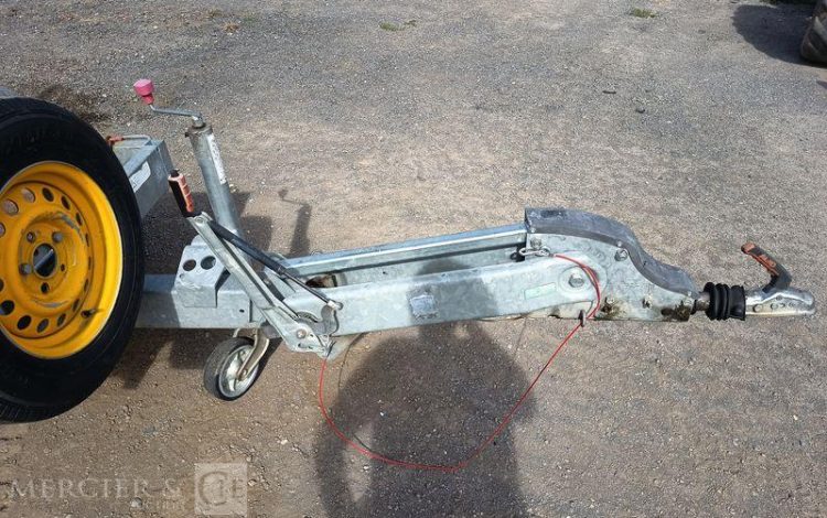 HUBIERE REMORQUE PORTE ROULEAU 1 ESSIEU – PTAC : 1,3 TONNE  ET-474-GS