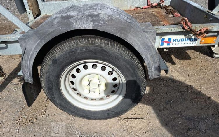 HUBIERE REMORQUE PORTE ROULEAU 1 ESSIEU – PTAC : 1,3 TONNE  ET-474-GS