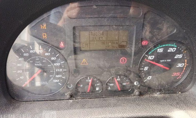 IVECO EURO CARGO 160-210 EN DESIGNATION – GAZ – 161059 KMS BLANC ET-704-WB