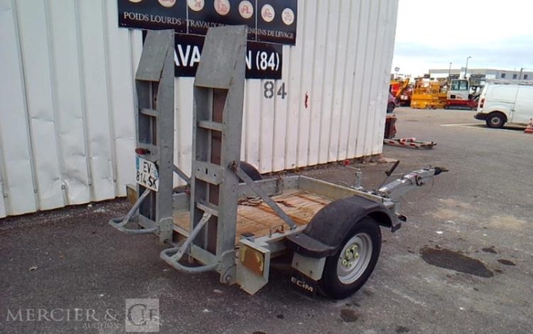 ECIM REMORQUE PORTE ROULEAU VIBRANT  EV-814-SK