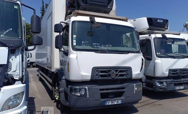 RENAULT D19 AVEC GROUPE FROID CARRIER EN DESIGNATION – DIESEL – 695786 KMS BLANC EV-967-AC