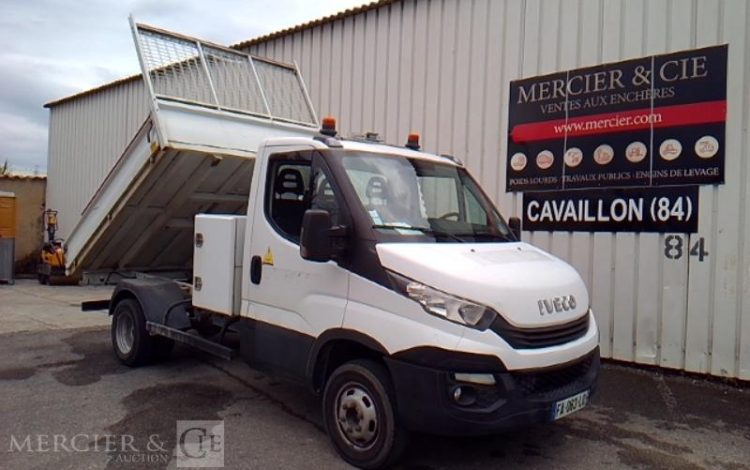 IVECO 35C14 BENNE SIMPLE CABINE COFFRE  FA-063-LQ