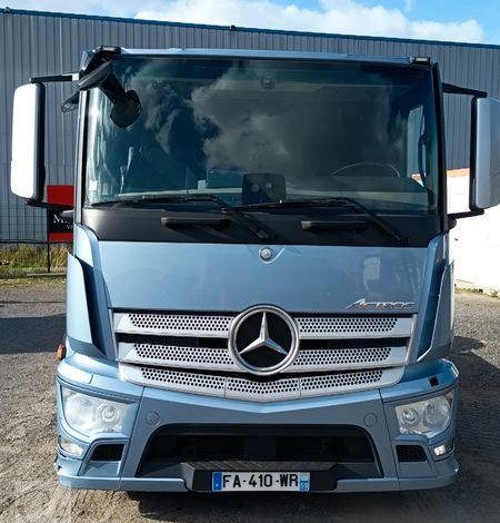 MERCEDES ACTROS 1846 PORTE VOITURE PTAC : 19 TONNES –  DIESEL – 533328 KMS – ANNEE 2018 VIOLET FA-410-WR