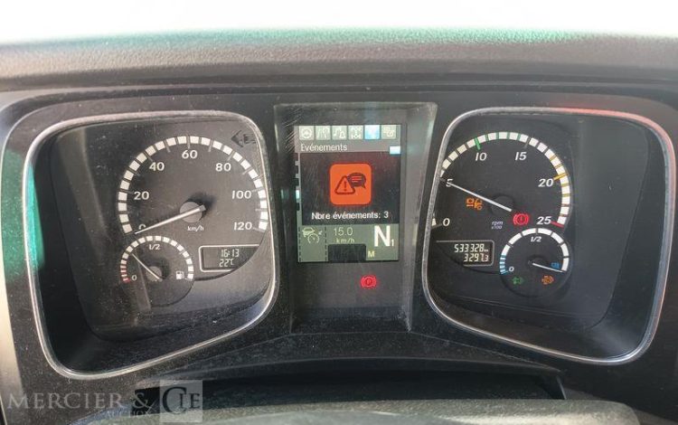 MERCEDES ACTROS 1846 PORTE VOITURE PTAC : 19 TONNES –  DIESEL – 533328 KMS – ANNEE 2018 VIOLET FA-410-WR