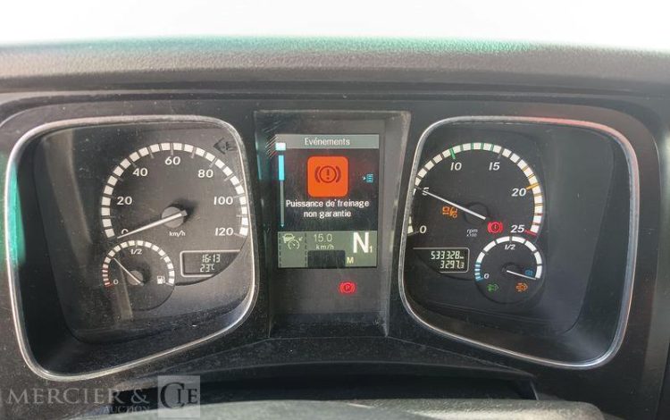 MERCEDES ACTROS 1846 PORTE VOITURE PTAC : 19 TONNES –  DIESEL – 533328 KMS – ANNEE 2018 VIOLET FA-410-WR