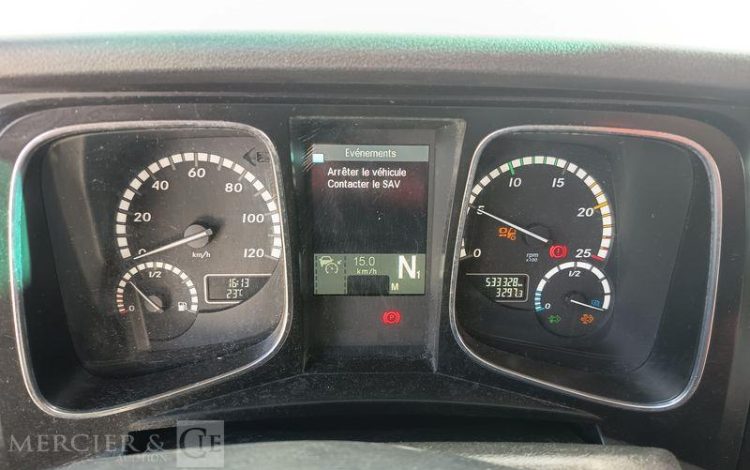 MERCEDES ACTROS 1846 PORTE VOITURE PTAC : 19 TONNES –  DIESEL – 533328 KMS – ANNEE 2018 VIOLET FA-410-WR
