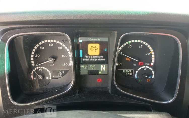 MERCEDES ACTROS 1846 PORTE VOITURE PTAC : 19 TONNES –  DIESEL – 533328 KMS – ANNEE 2018 VIOLET FA-410-WR