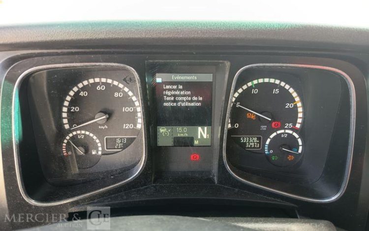 MERCEDES ACTROS 1846 PORTE VOITURE PTAC : 19 TONNES –  DIESEL – 533328 KMS – ANNEE 2018 VIOLET FA-410-WR