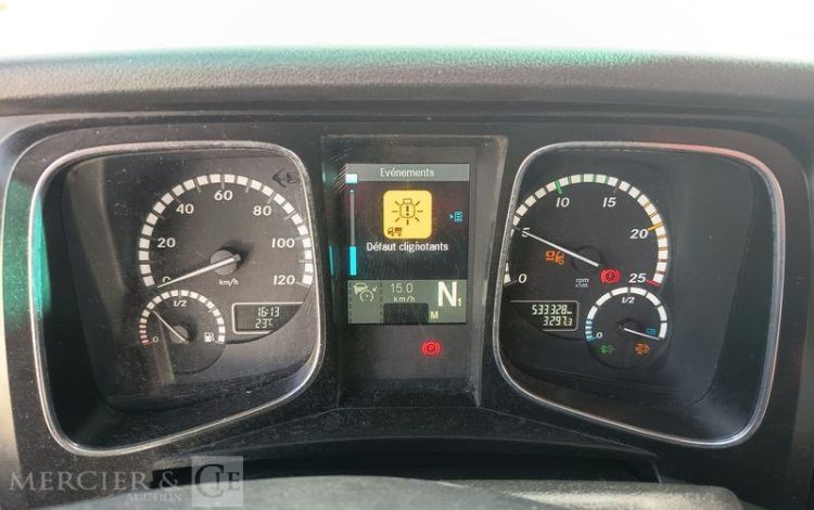 MERCEDES ACTROS 1846 PORTE VOITURE PTAC : 19 TONNES –  DIESEL – 533328 KMS – ANNEE 2018 VIOLET FA-410-WR