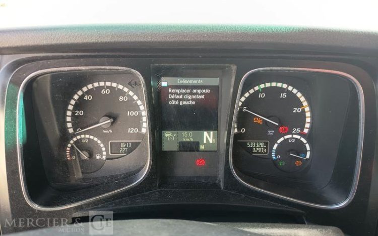 MERCEDES ACTROS 1846 PORTE VOITURE PTAC : 19 TONNES –  DIESEL – 533328 KMS – ANNEE 2018 VIOLET FA-410-WR