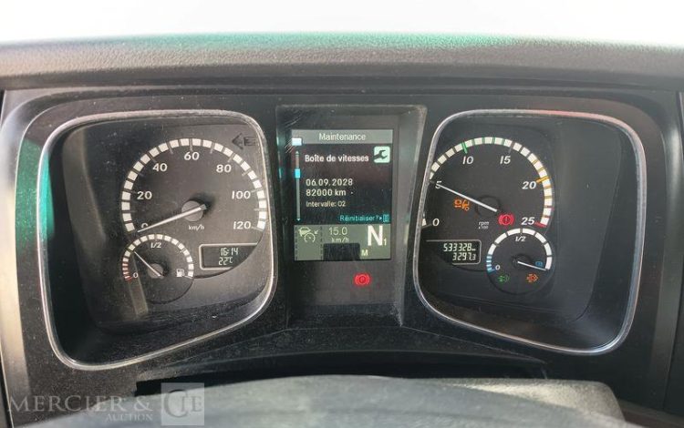 MERCEDES ACTROS 1846 PORTE VOITURE PTAC : 19 TONNES –  DIESEL – 533328 KMS – ANNEE 2018 VIOLET FA-410-WR