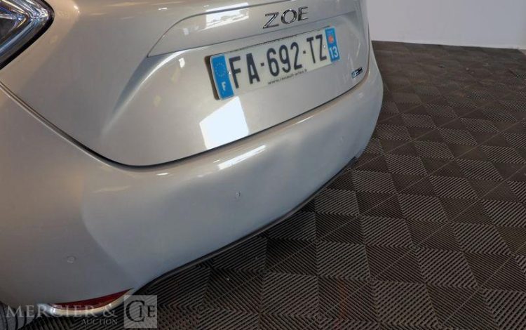 RENAULT ZOE R90 ZE 90 40KWH ACHAT-INTEGRAL CHARGE-NORMALE INTENS BVA GRIS FA-692-TZ