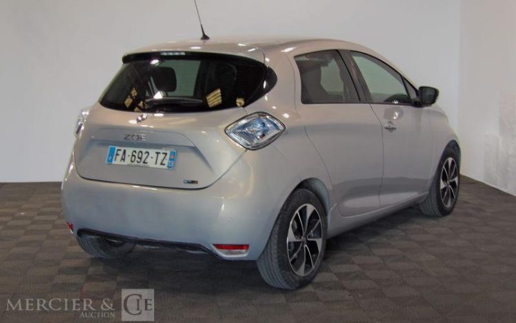 RENAULT ZOE R90 ZE 90 40KWH ACHAT-INTEGRAL CHARGE-NORMALE INTENS BVA GRIS FA-692-TZ