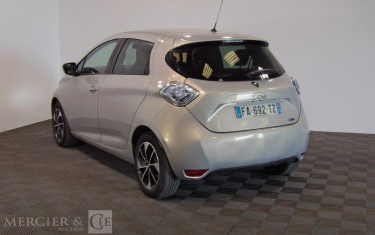 RENAULT ZOE R90 ZE 90 40KWH ACHAT-INTEGRAL CHARGE-NORMALE INTENS BVA GRIS FA-692-TZ