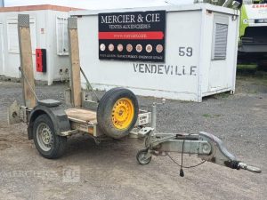 HUBIERE REMORQUE PORTE ROULANT 1 ESSIEU – PTAC : 1,3 TONNE – ANNEE 2019  FD-333-MP