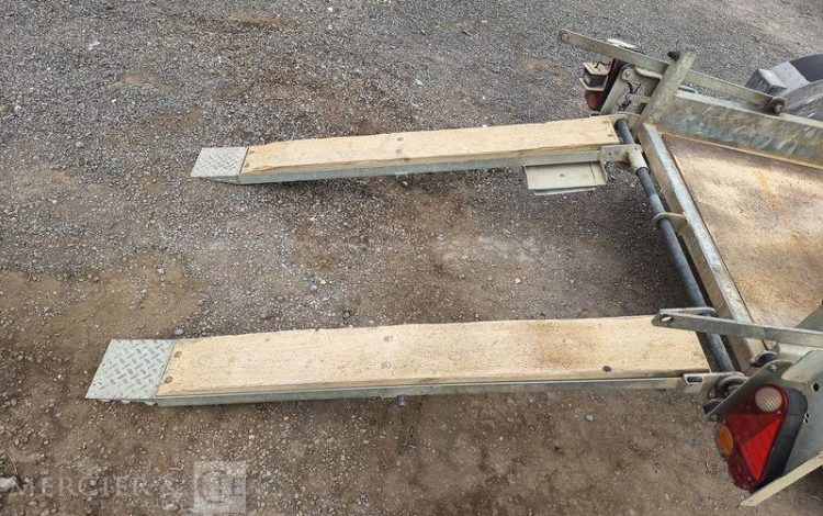 HUBIERE REMORQUE PORTE ROULANT 1 ESSIEU – PTAC : 1,3 TONNE – ANNEE 2019  FD-333-MP