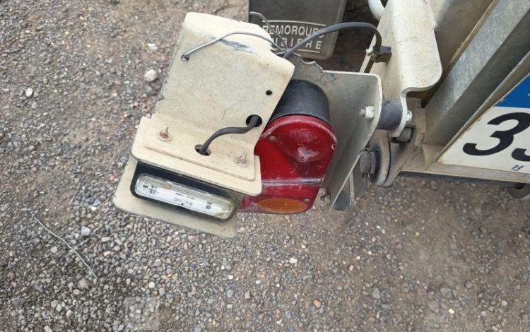 HUBIERE REMORQUE PORTE ROULANT 1 ESSIEU – PTAC : 1,3 TONNE – ANNEE 2019  FD-333-MP