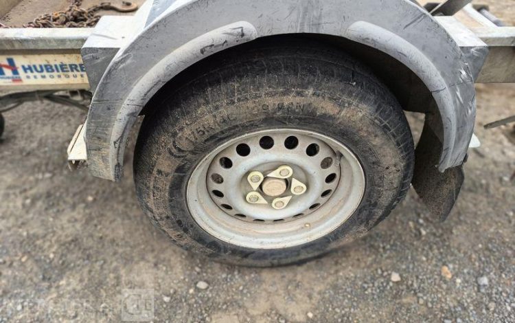 HUBIERE REMORQUE PORTE ROULANT 1 ESSIEU – PTAC : 1,3 TONNE – ANNEE 2019  FD-333-MP