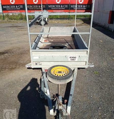 HUBIERE REMORQUE BAGAGERE 750KG  FD-813-NC